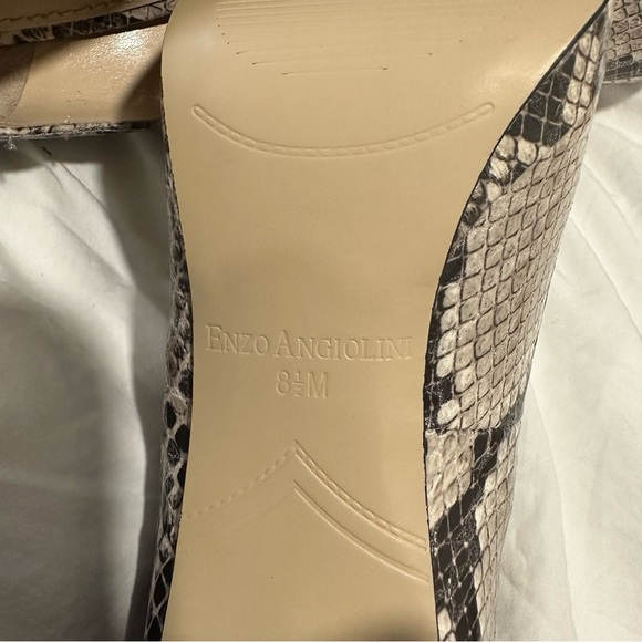 ENZO ANGIOLINI Eadixy Faux Snakeskin Pumps size‎ 8.5 - Picture 6 of 9